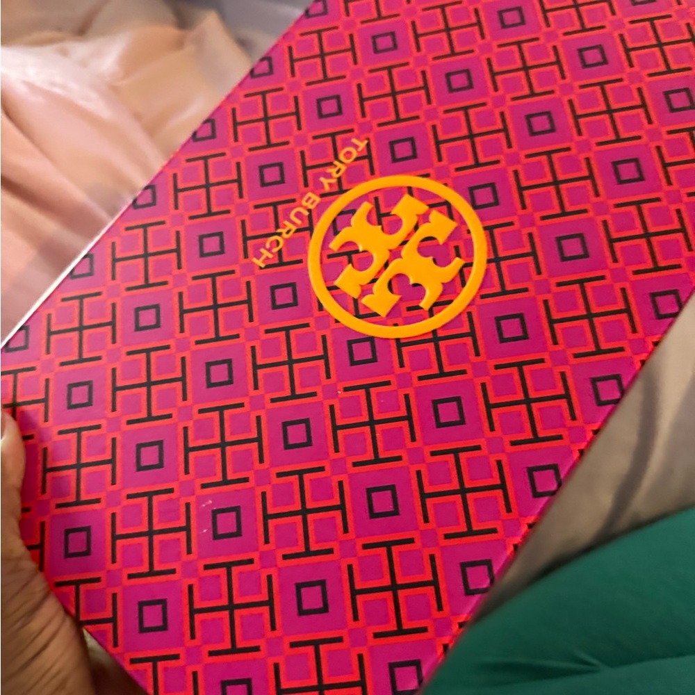 Tory Burch Pink and Orange Patterned Box